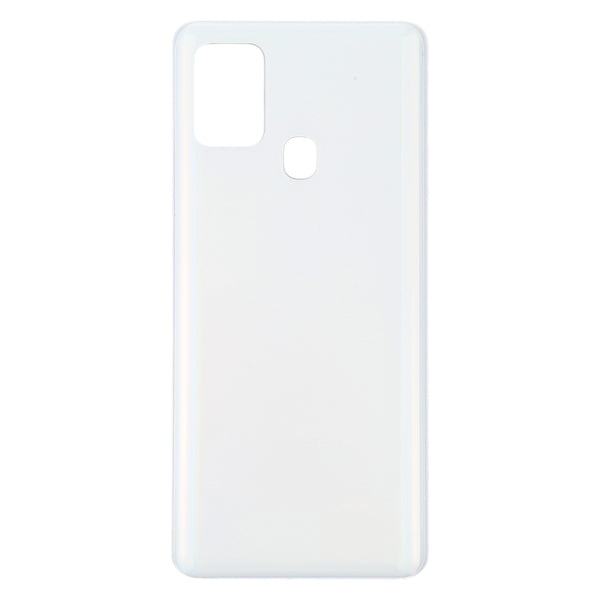 Rear Glass Back Cover With Camera Lens For Samsung Galaxy A21s White