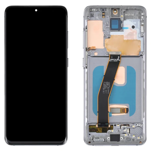 (Service Pack) LCD With Digitiser For Samsung Galaxy S20 Grey