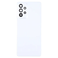 Rear Glass Back Cover With Camera Lens For Samsung Galaxy A32 5G White