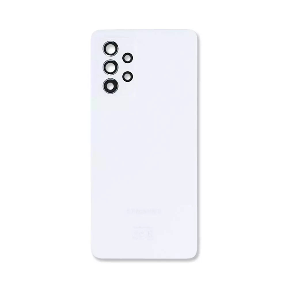 Rear Glass Back Cover With Camera Lens For Samsung Galaxy A52 5G White