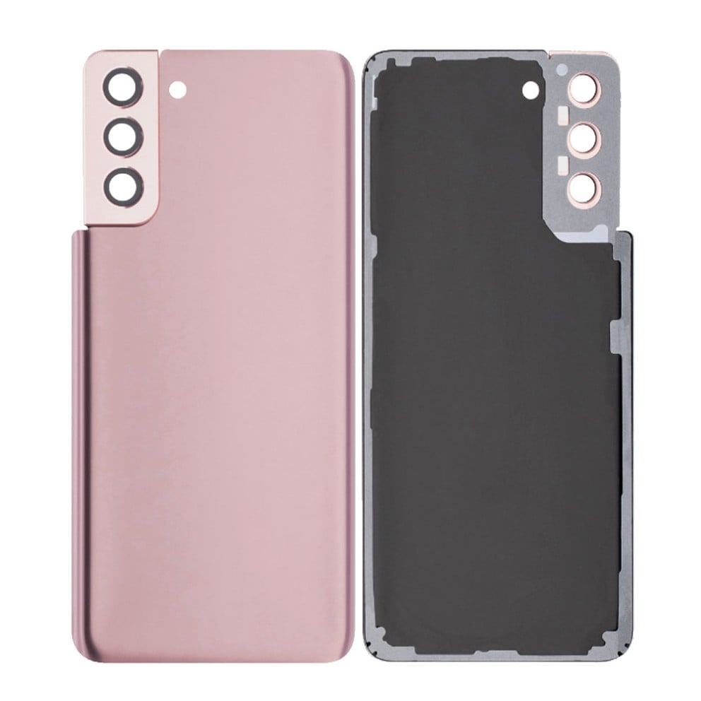 Rear Glass Battery Back Cover with Camera Lens For Samsung Galaxy S21 Plus 5G Phantom Gold