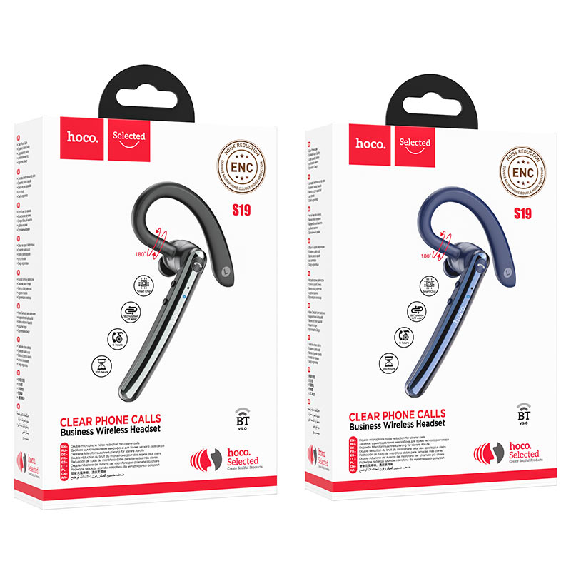 HOCO "S19 Heartful" ENC Noise Cancelling Bluetooth Headset