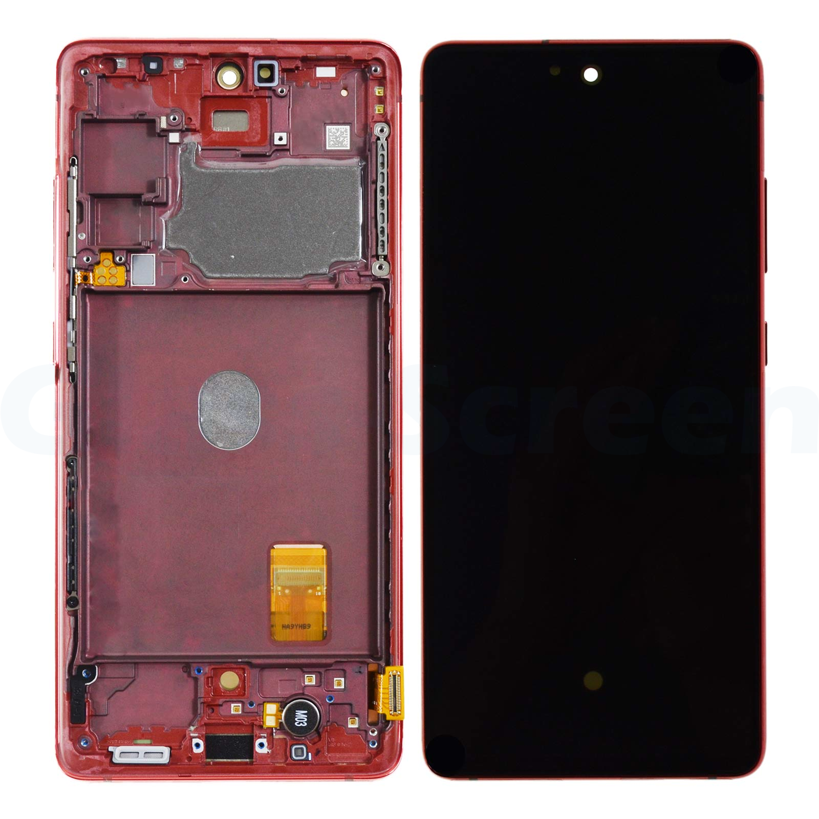 (Service Pack) LCD With Digitiser For Samsung Galaxy S20 FE G780F Red