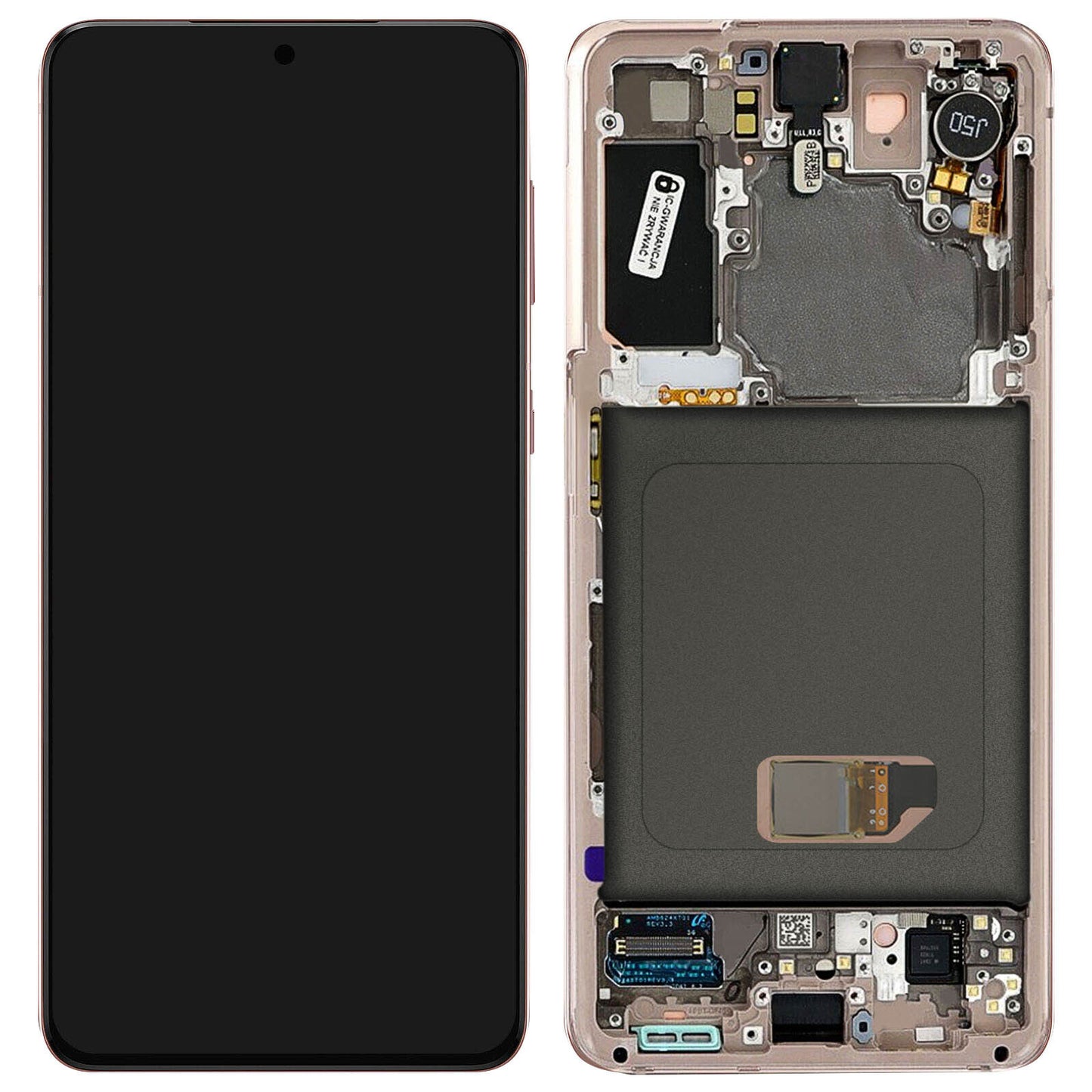 (Service Pack) LCD With Digitiser For Samsung Galaxy S21 Pink