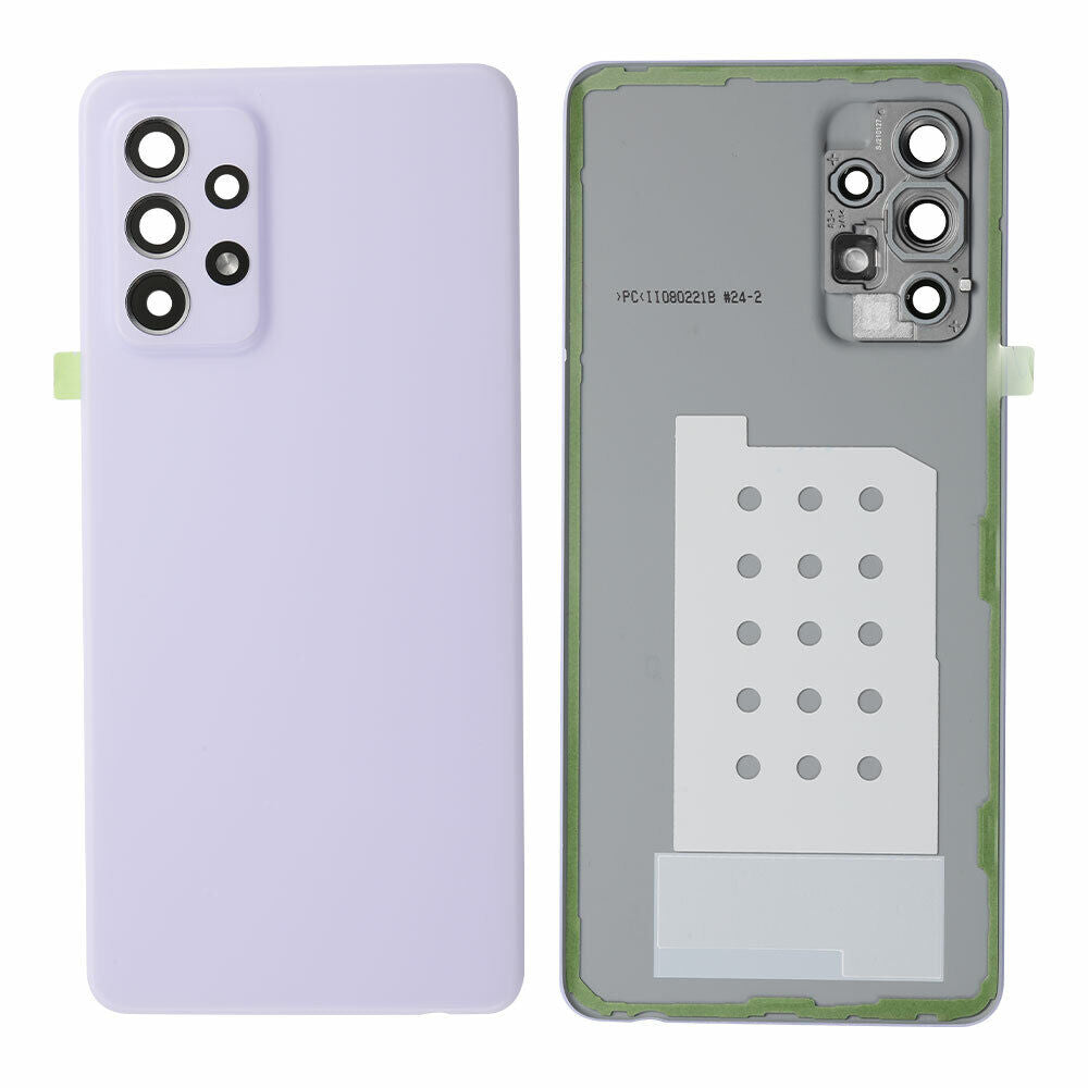 Rear Glass Back Cover With Camera Lens For Samsung Galaxy A52s 5G Violet
