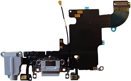 Charging Port With Microphone, Headphone Jack & Flex For Apple iPhone 6S Grey