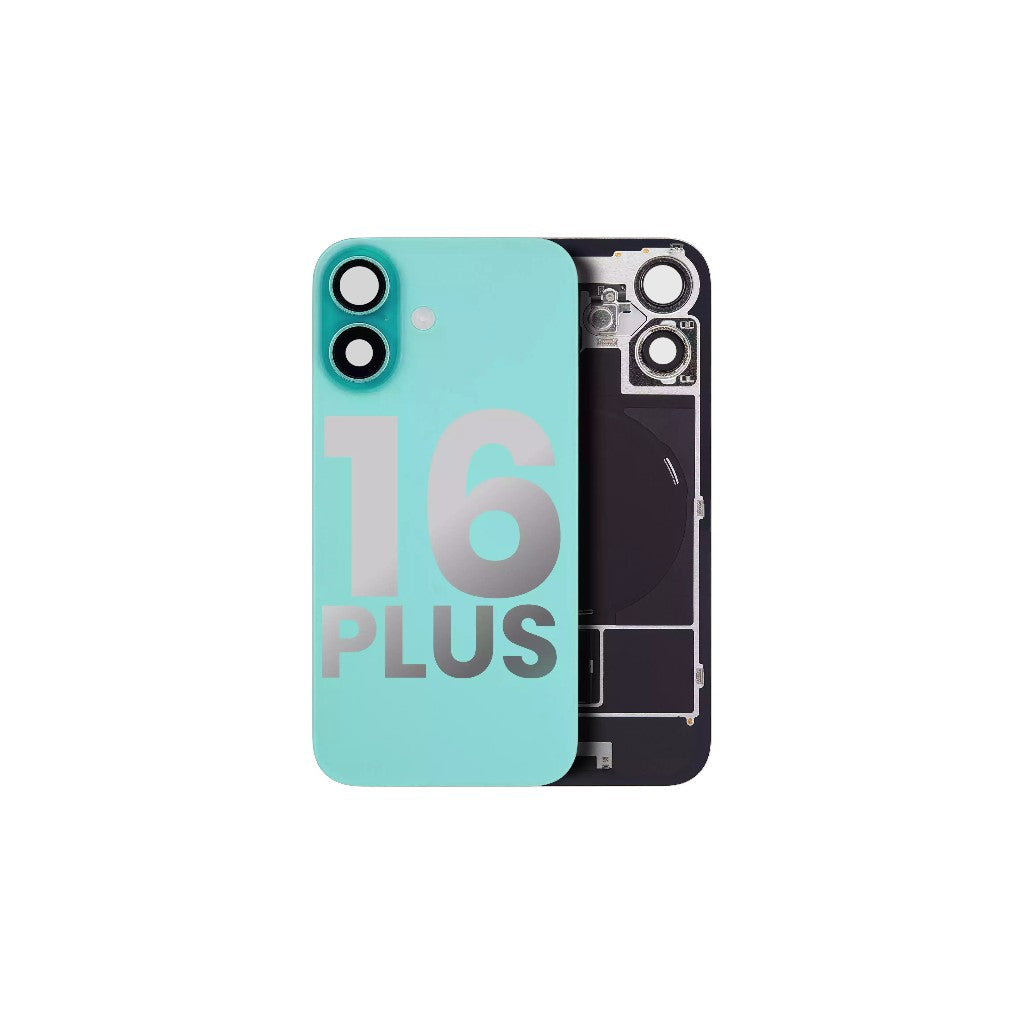 Battery Back Cover With Brackets For Apple iPhone 16 Plus (6.7) Teal