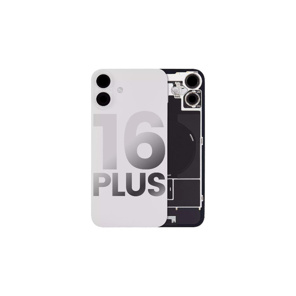 Battery Back Cover With Brackets For Apple iPhone 16 Plus (6.7) White