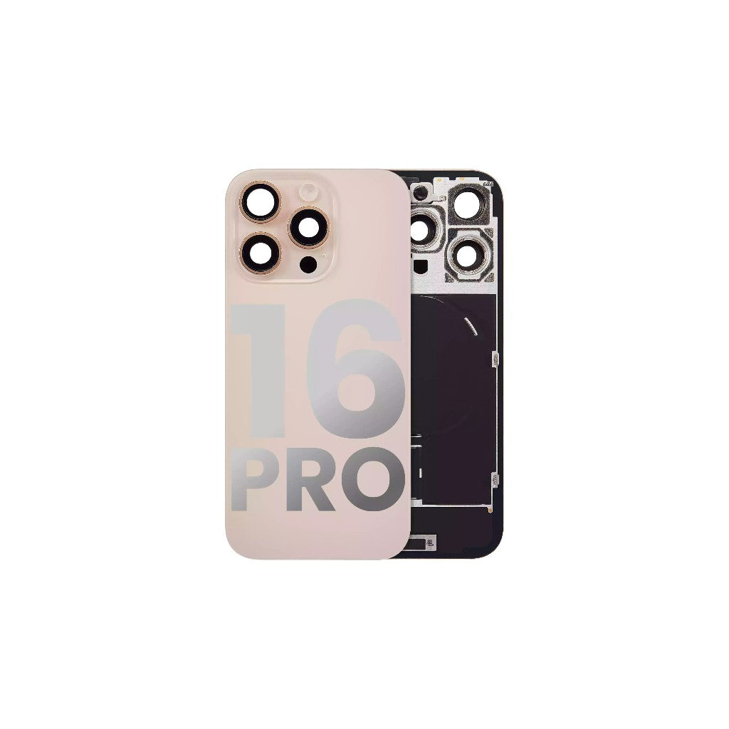 Battery Back Cover With Brackets For Apple iPhone 16 Pro (6.3) Desert Titanium