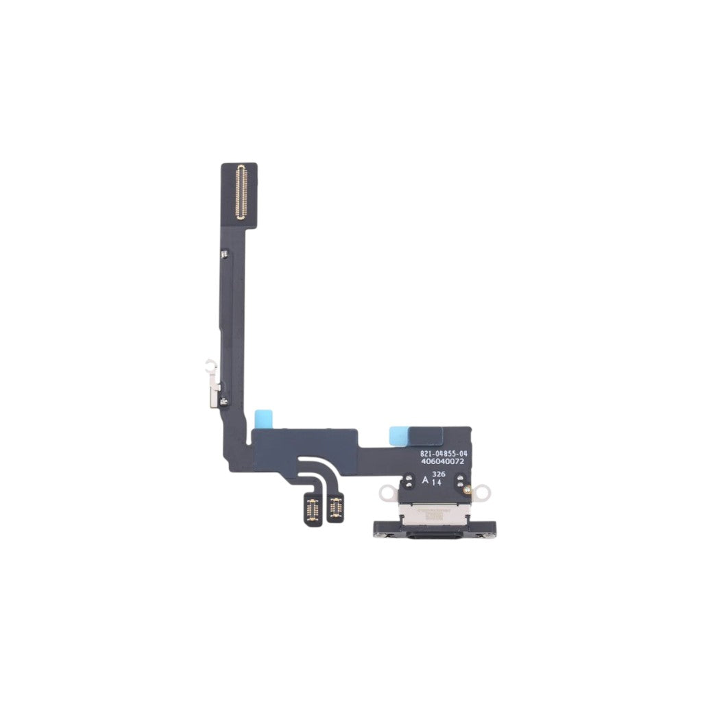 Charging Port With Microphone & Flex For Apple iPhone 16 Pro (6.3) Black